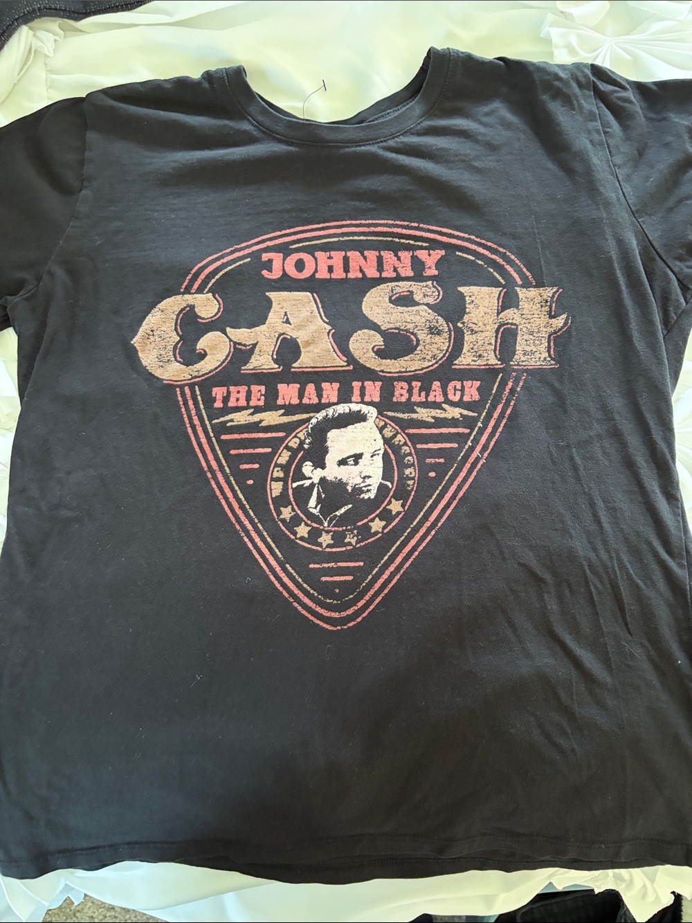 Johnny Cash Graphic Tee - Black